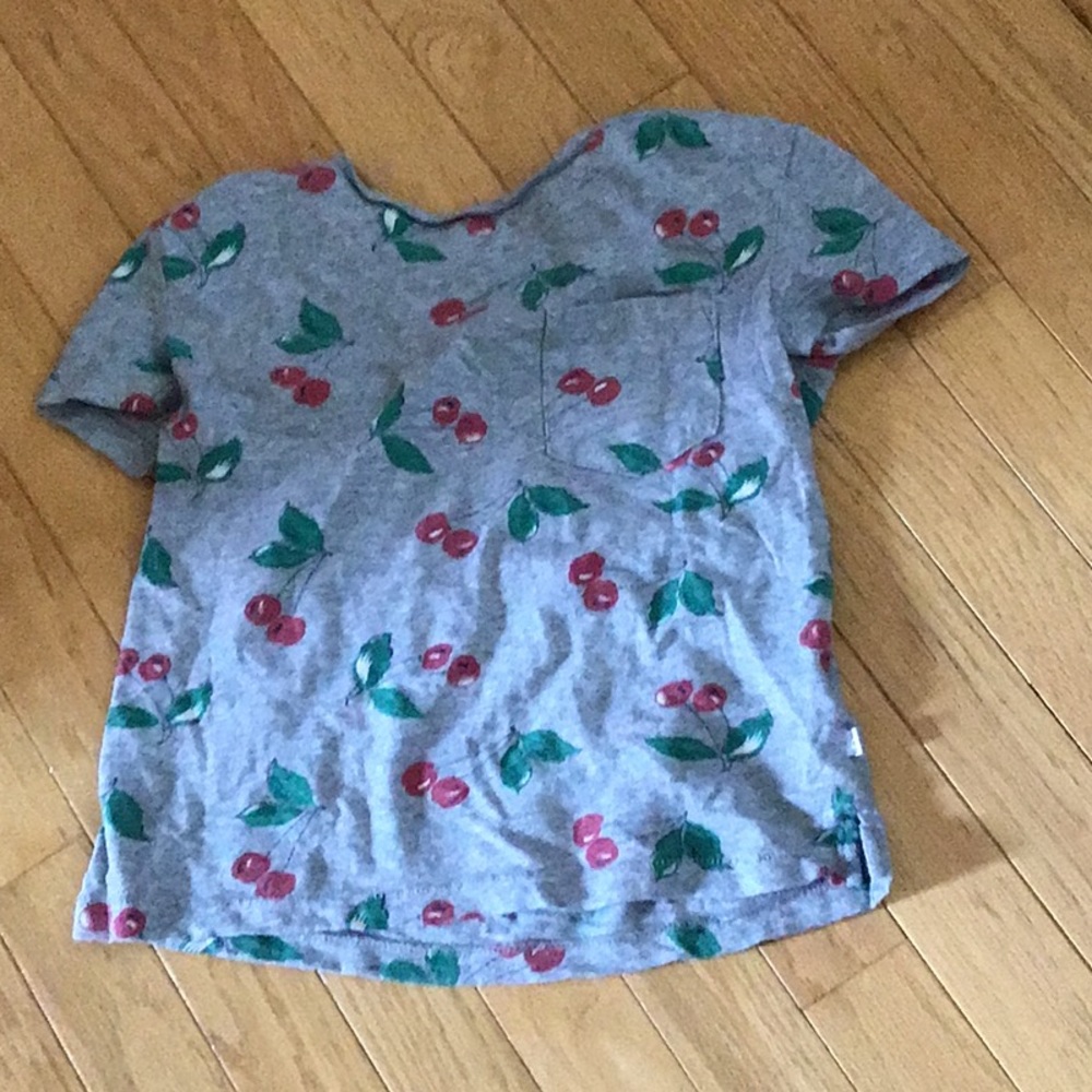 Cherry Gray Top